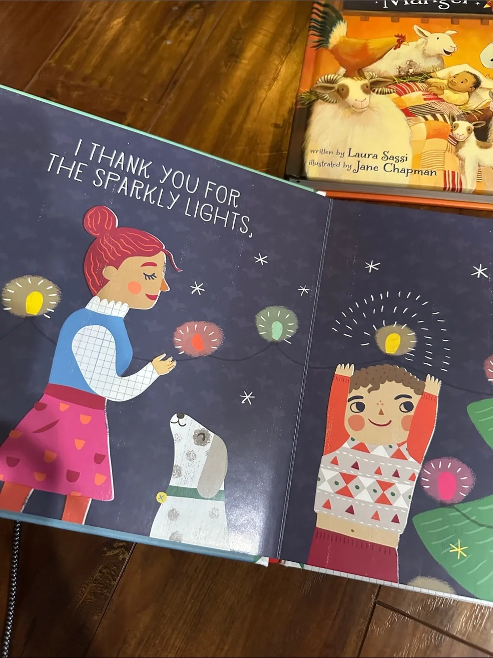 Christian Christmas Board Books Lot 2 Goodnight Manger Tiny Blessings Jesus Kids
